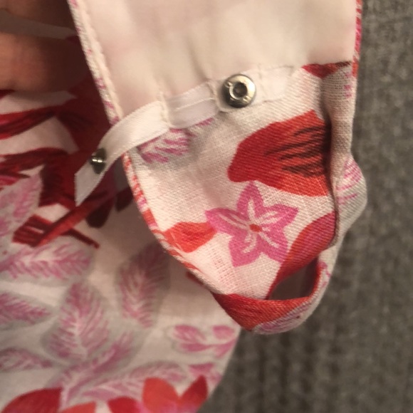 Lands End linen floral print dress 4 - Picture 7 of 7